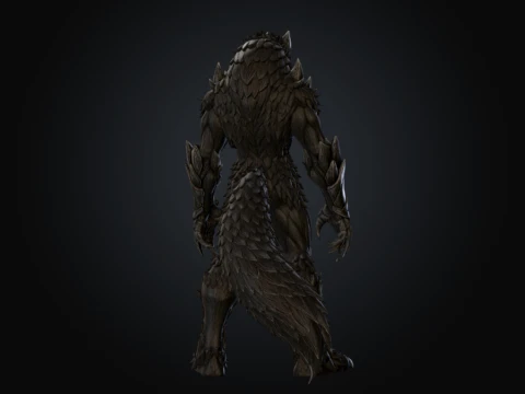 Obsidian Alpha Fenrir 3D Model