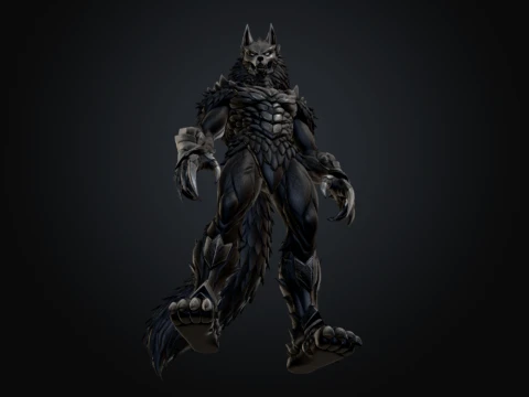 Obsidian Alpha Fenrir 3D Model