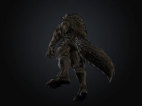Obsidian Alpha Fenrir 3D Model