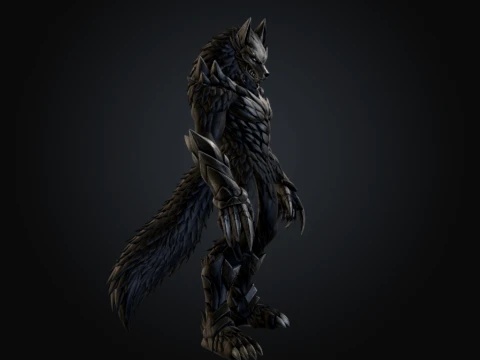 Obsidian Alpha Fenrir 3D Model