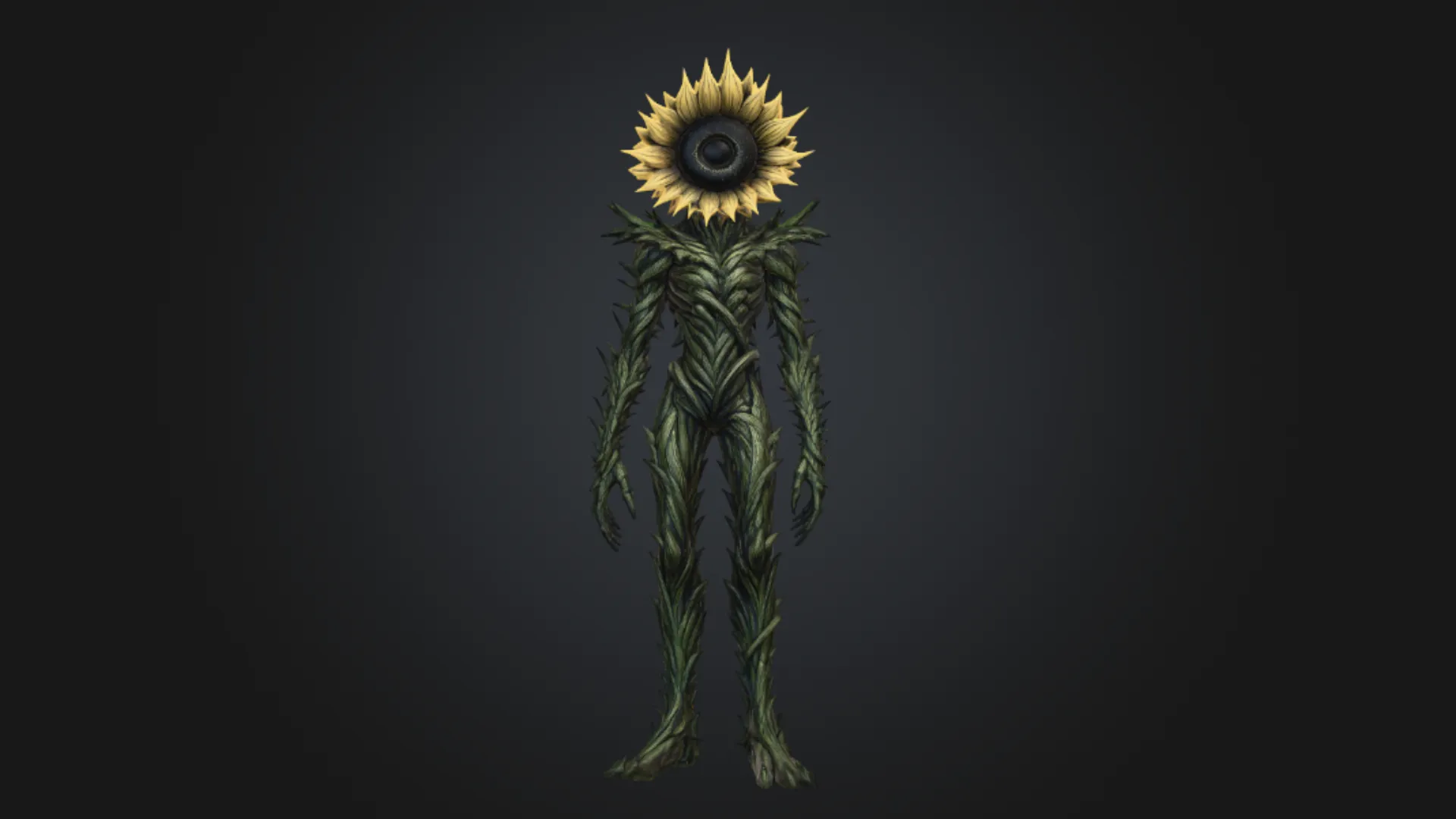 Helianthus Stalker 3D Model .c4d .max .obj .3ds .fbx .stl .blend 