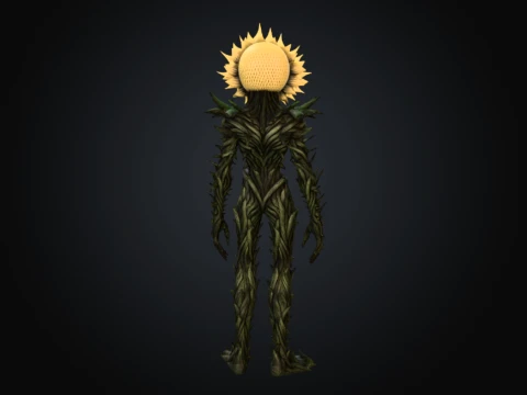 Helianthus Stalker 3D Model