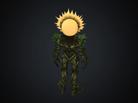 Helianthus Stalker 3D Model
