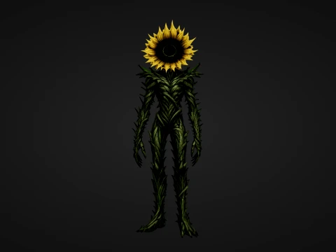 Helianthus Stalker 3D Model