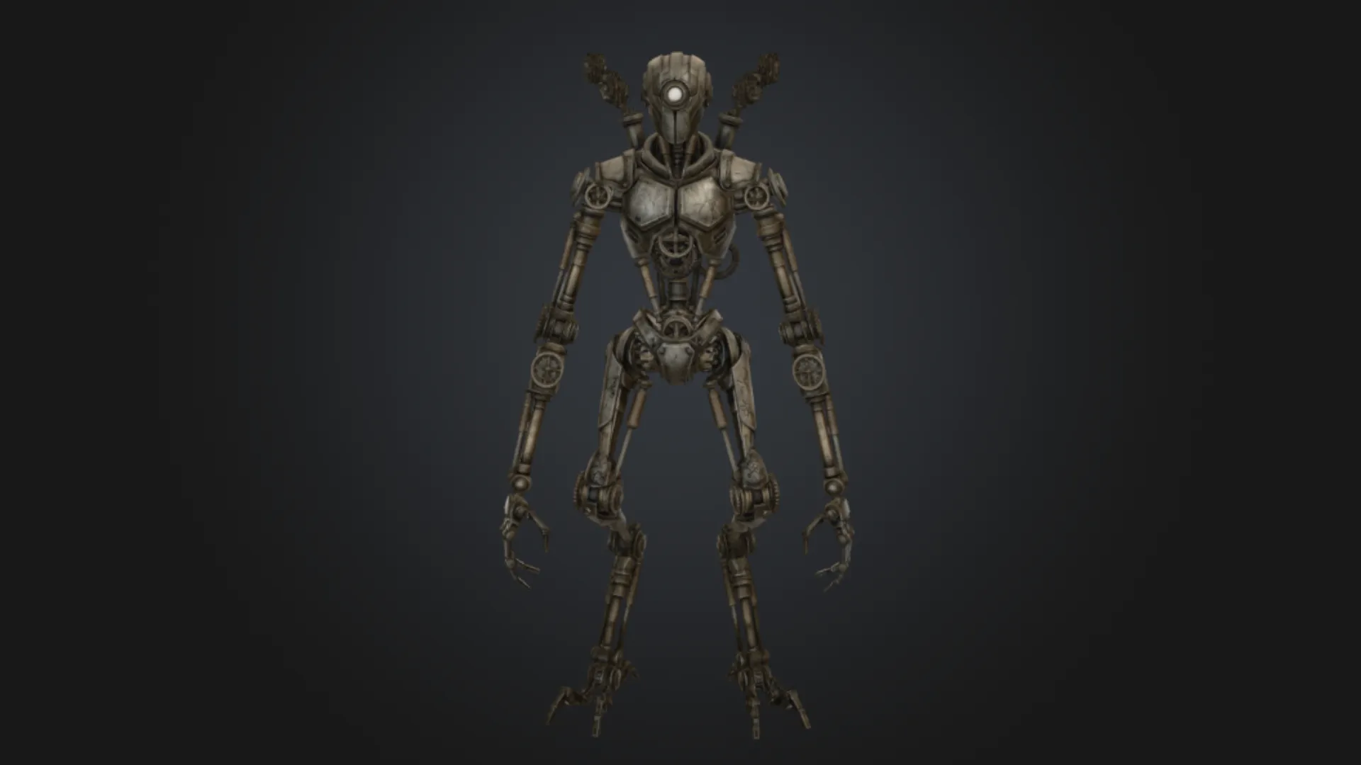 Mechanical Cog Regulator 3D Model .c4d .max .obj .3ds .fbx .stl .blend 