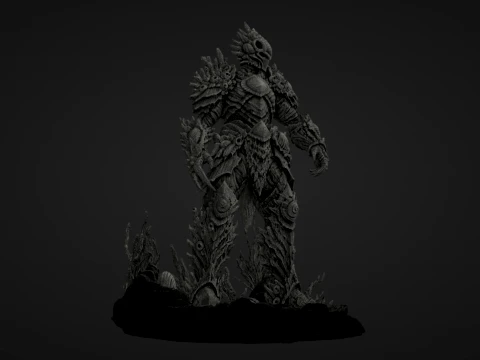 Abyssal Shellwarden 3D Model