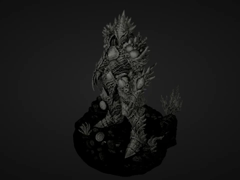 Abyssal Shellwarden 3D Model