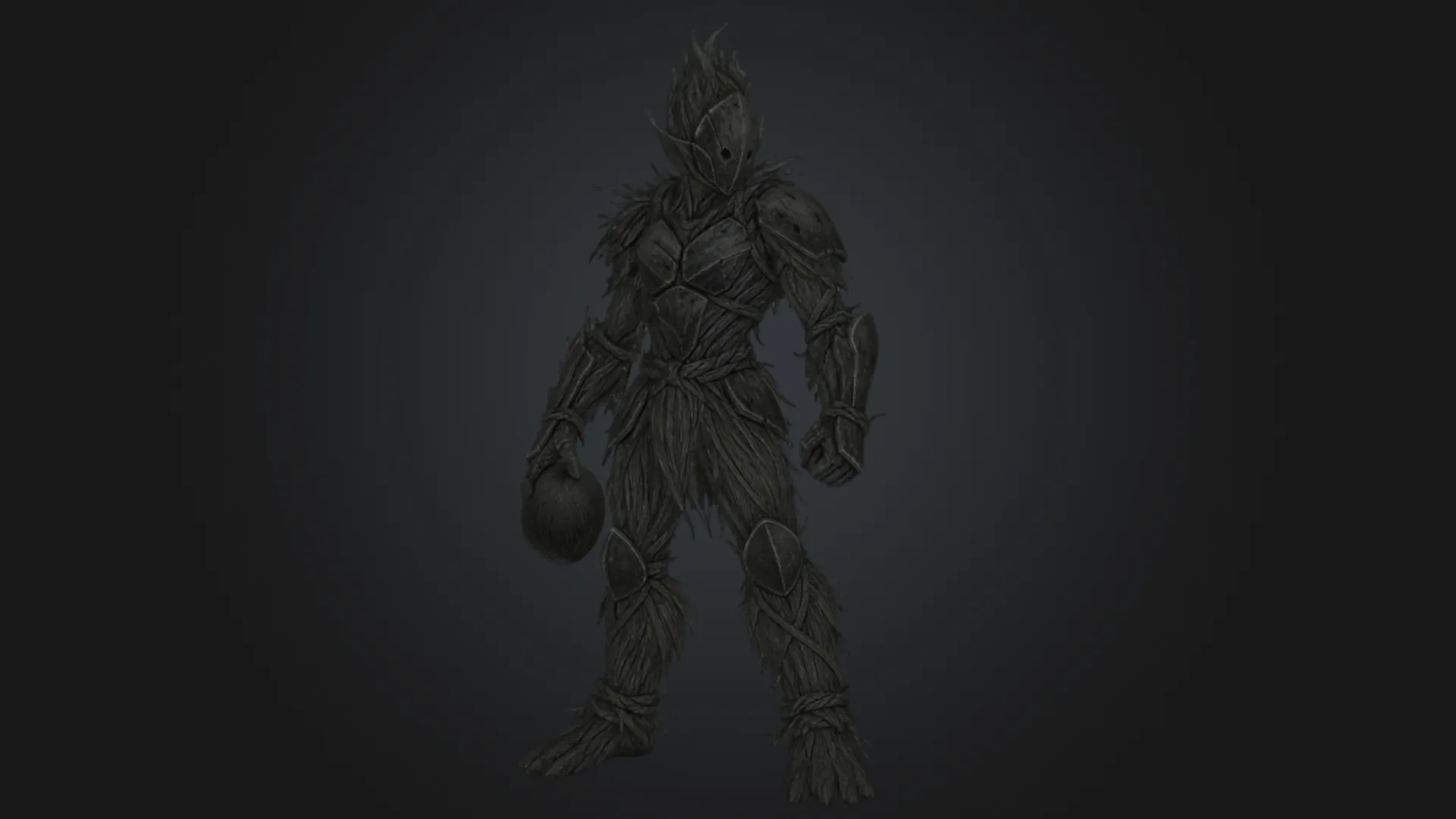 Thatch Coconut Harvester 3D Model .c4d .max .obj .3ds .fbx .stl .blend 