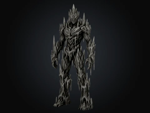 スペレオテムゴーレム 3Dモデル