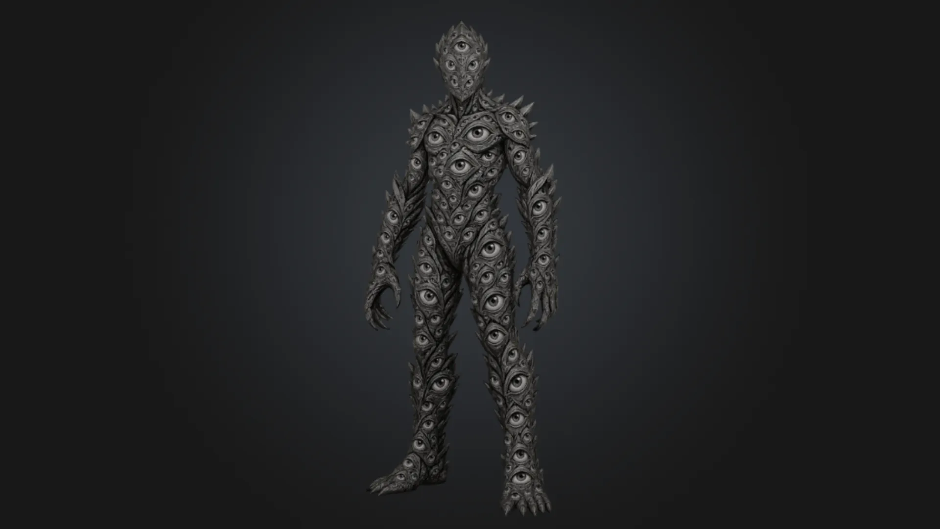 Ommetaphobic Abomination 3D Model .c4d .max .obj .3ds .fbx .stl .blend 