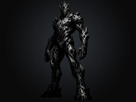 Moon Golem 3Dモデル