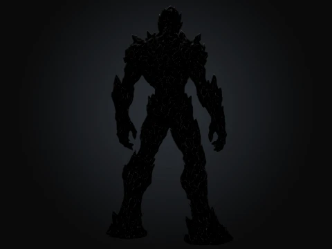 Moon Golem 3D Model