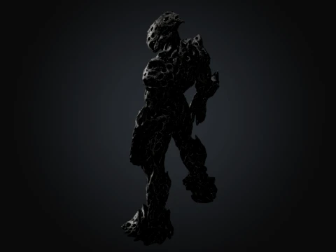Moon Golem 3D Model