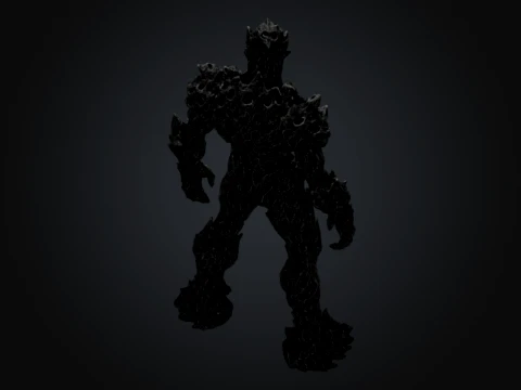 Moon Golem 3D Model