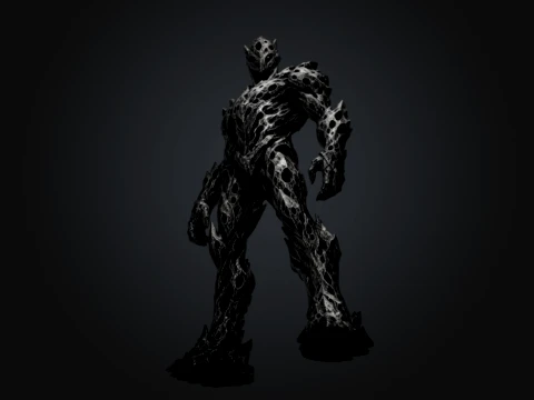 Moon Golem 3D Model