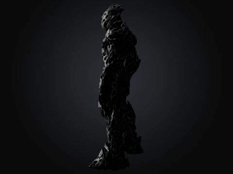 Moon Golem 3D Model