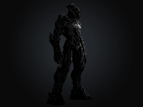 Moon Golem 3D Model