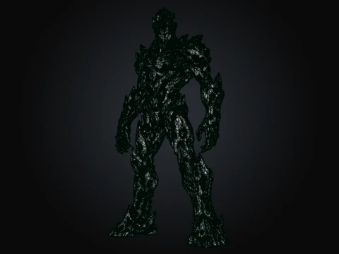 Moon Golem 3D Model