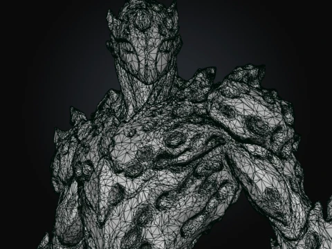 Moon Golem 3D Model