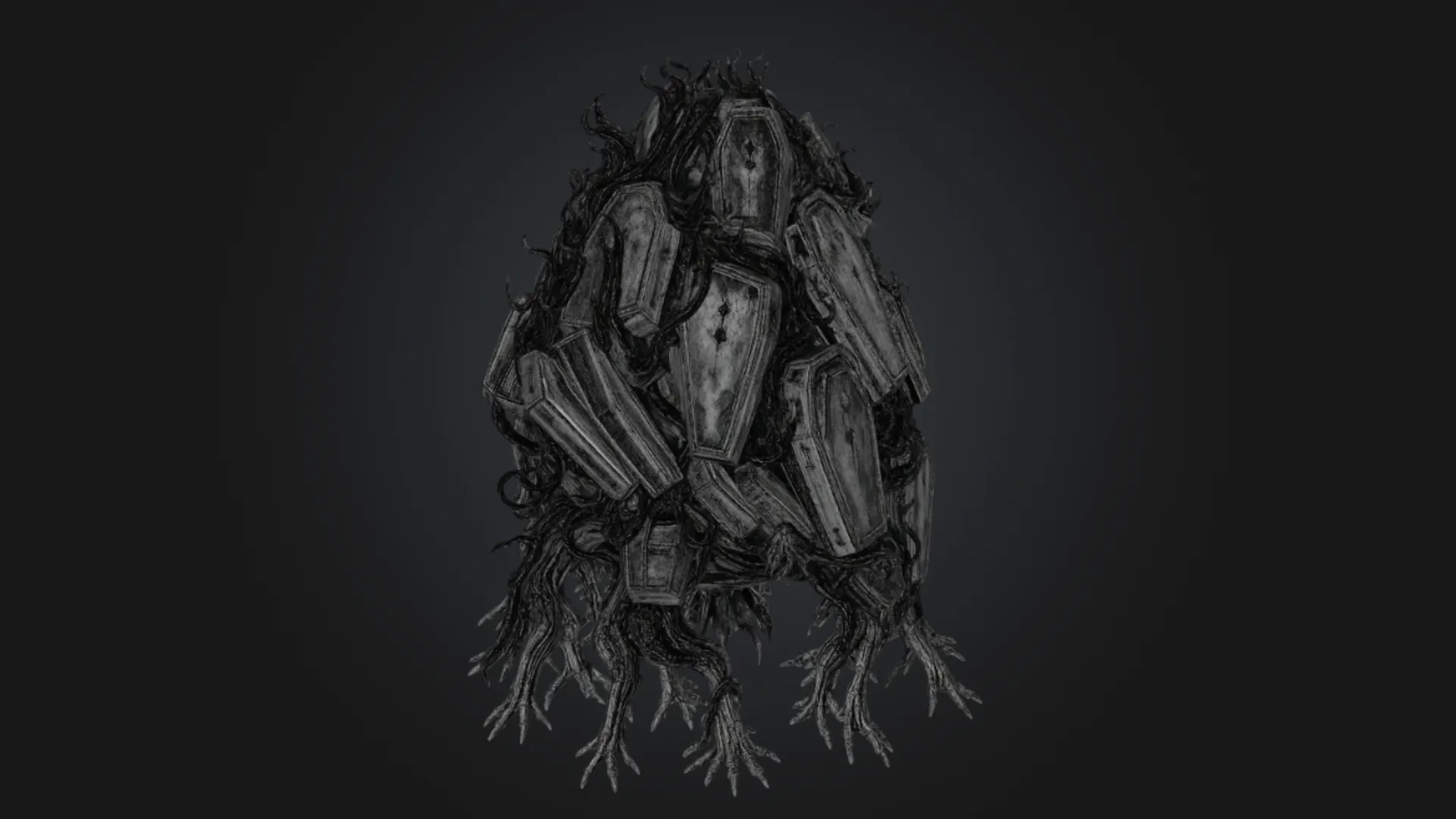 Feretrophobic Abomination 3D Model .c4d .max .obj .3ds .fbx .stl .blend 