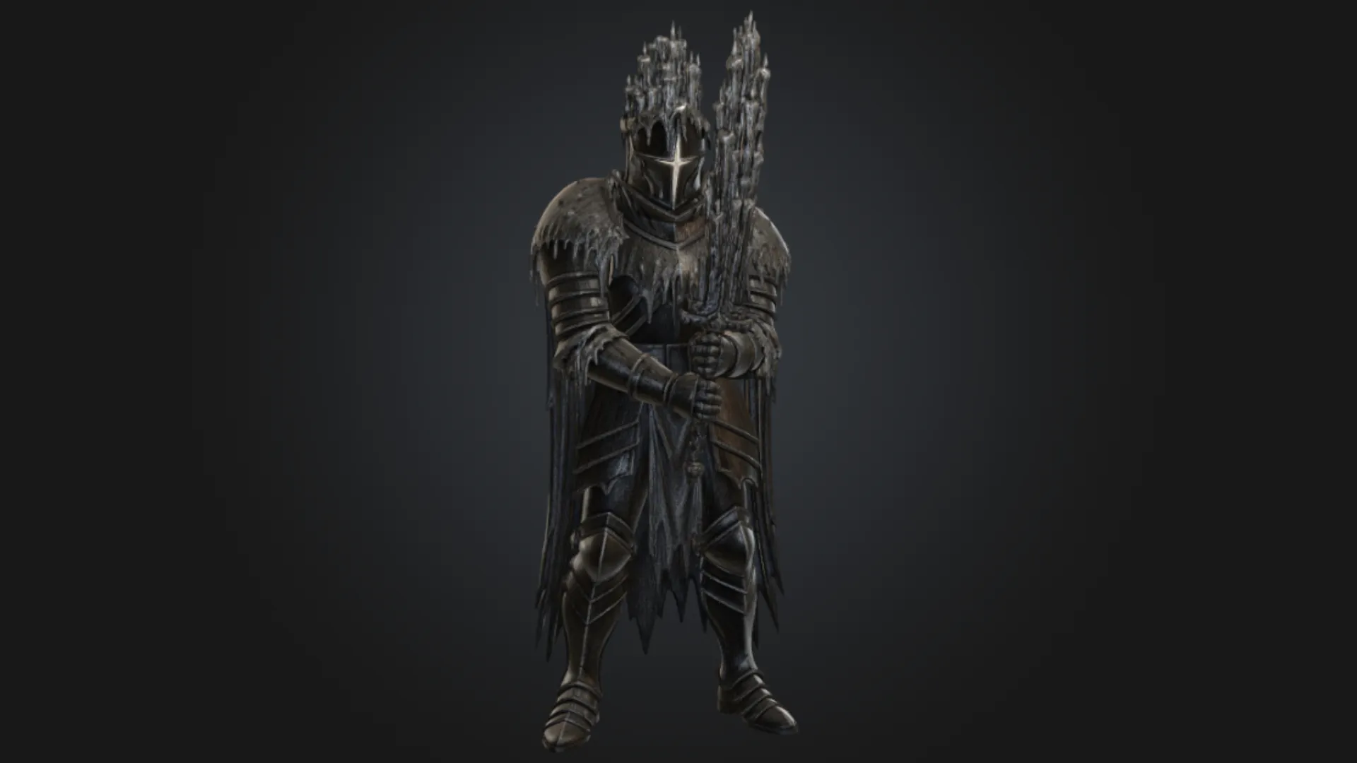 Candle Knight 3D Model .c4d .max .obj .3ds .fbx .stl .blend 