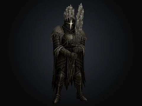 Candle Knight 3D Model