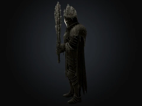 Candle Knight 3D Model