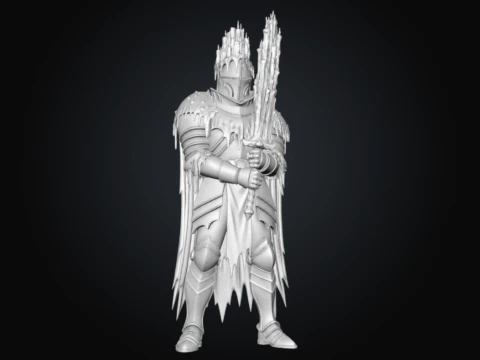 Candle Knight 3D Model