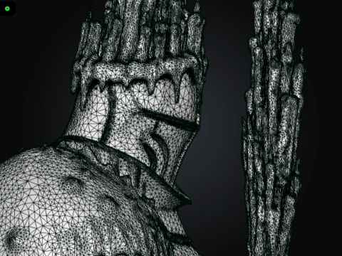 Candle Knight 3D Model