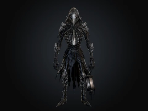 Corvid Macabre 3D Model
