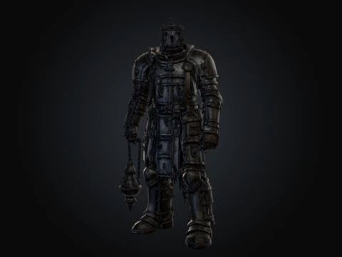 Locked Juggernaut 3D Model
