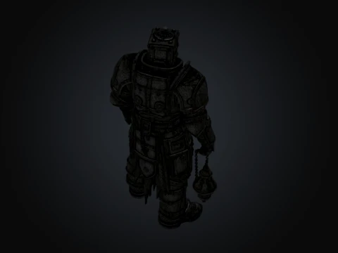 Locked Juggernaut 3D Model