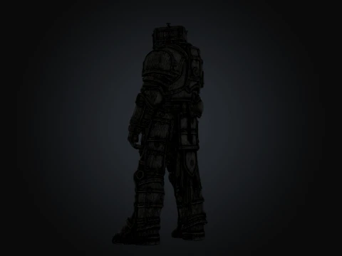 Locked Juggernaut 3D Model