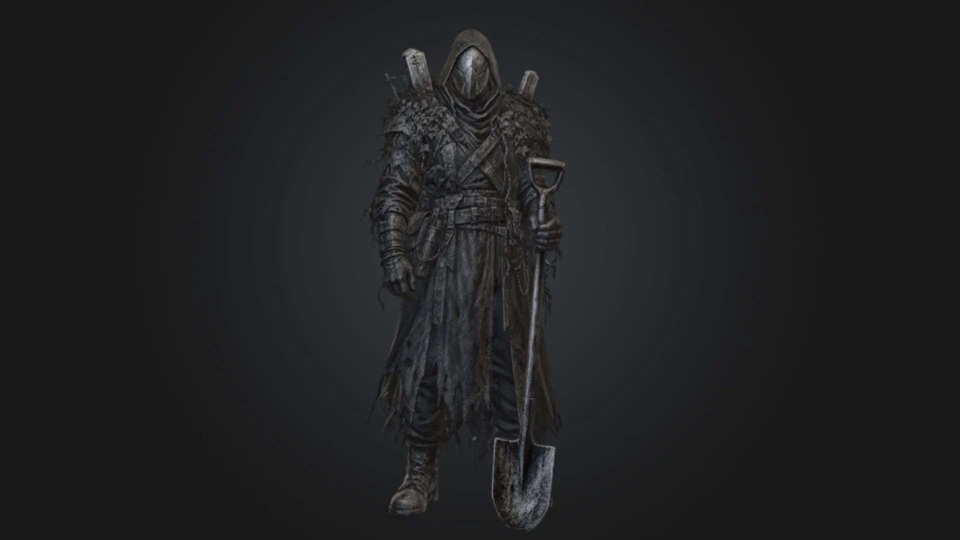 Grave Keeper 3D Model .c4d .max .obj .3ds .fbx .stl .blend 
