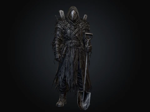 Grave Keeper Modelo 3D