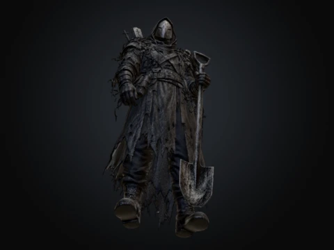Grave Keeper 3D Model