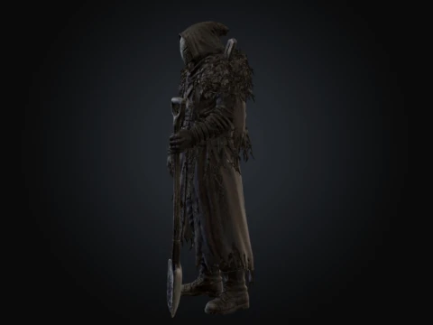 Grave Keeper 3D Model