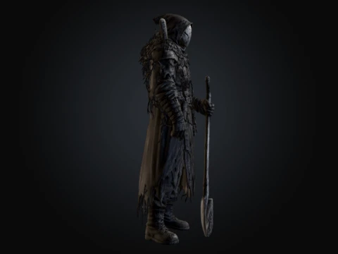 Grave Keeper 3D Model