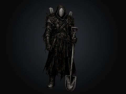 Grave Keeper 3D Model