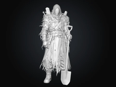 Grave Keeper 3D Model