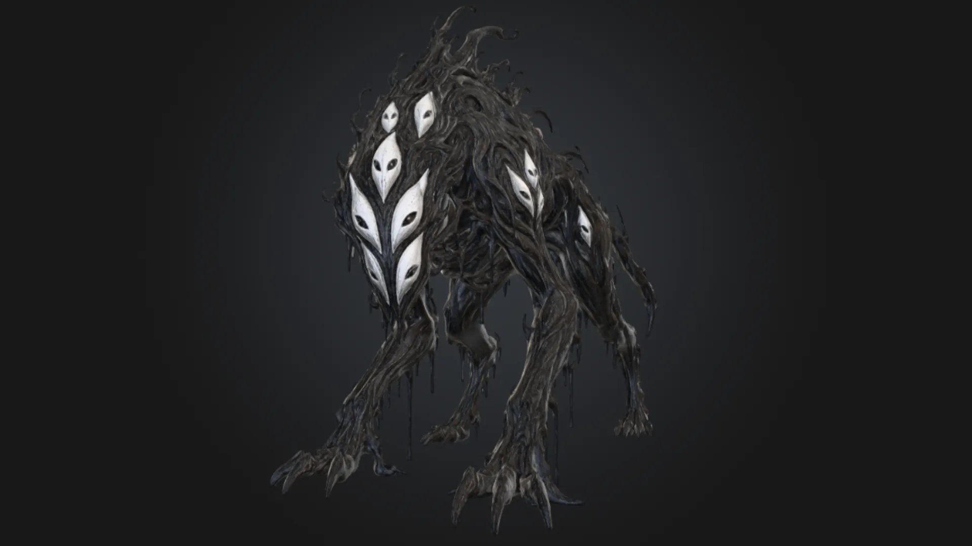 Void Hound 3D Model .c4d .max .obj .3ds .fbx .stl .blend 