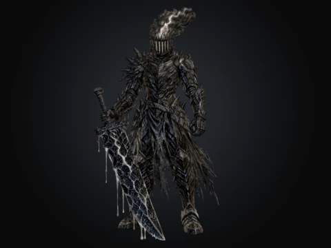 Dark Smoke Knight 3D Model