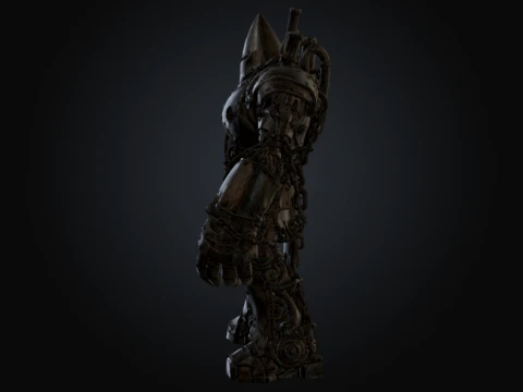 Industrial Clockwork Juggernaut 3D Model