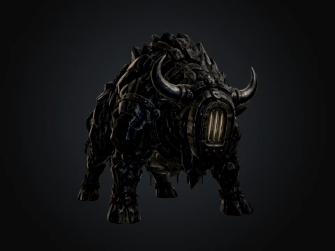 Furnace Bull 3Dモデル