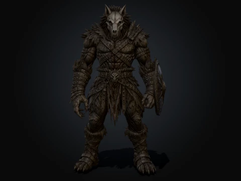 Barbaric Vargr Apex 3D Model