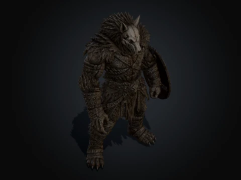 Barbaric Vargr Apex 3D Model