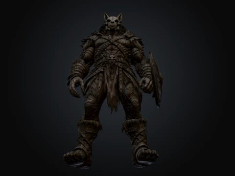 Barbaric Vargr Apex 3D Model