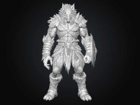 Barbaric Vargr Apex 3D Model