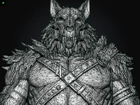 Barbaric Vargr Apex 3D Model