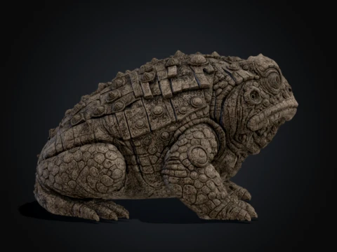 Lithic Bufonidae 3D Model
